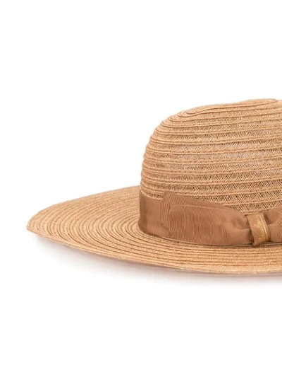 Shop Borsalino Wide-brim Hat In Brown