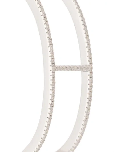 Shop Apm Monaco Crystal Embellished Bracelet - Metallic