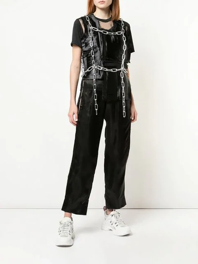 Shop Comme Des Garçons Chain Harness In Metallic