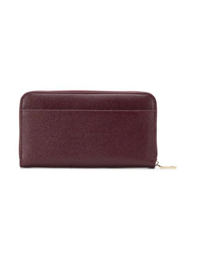 Shop Dolce & Gabbana Logo Continental Wallet - Pink