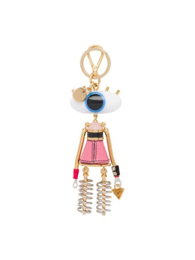 Shop Prada Robot Key Trick In Pink