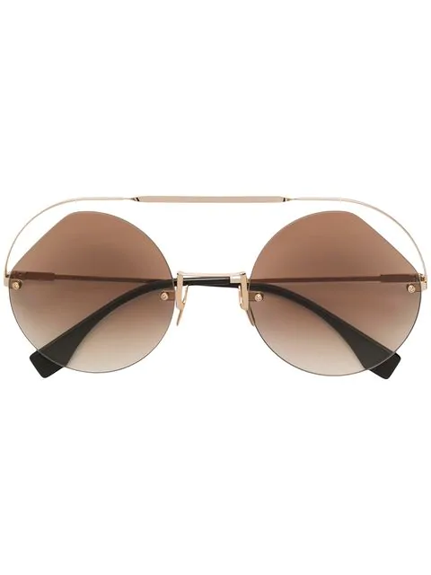 round fendi sunglasses