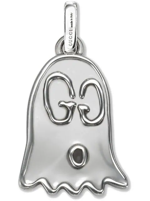 Gucci Ghost Charm In Silver In Metallic 