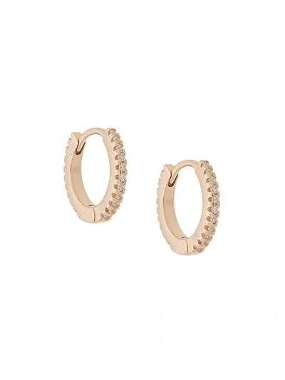 Shop Federica Tosi Hoop Earrings In Gold
