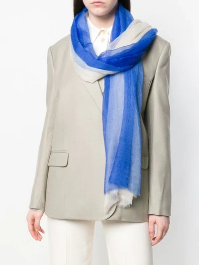 Shop Snobby Sheep Blue Two Tone Scarf