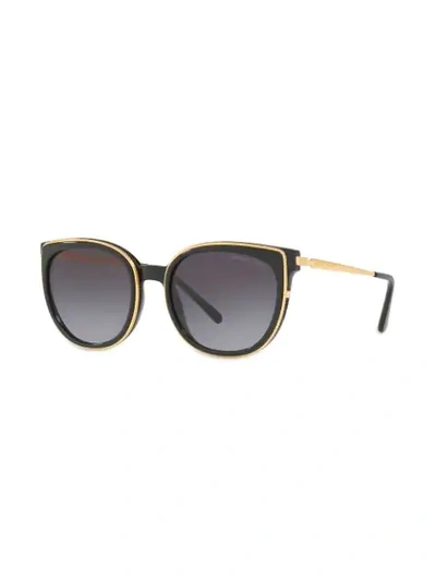 Shop Michael Kors Bal Harbour Sunglasses In Black