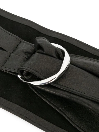 Shop Iro Buckle Waist Belt In Black