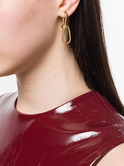 Shop Annelise Michelson Medium Wire Earring In Gold