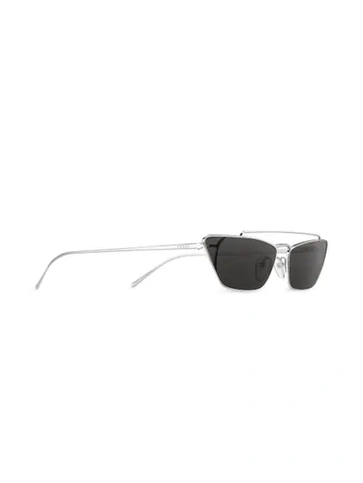 Shop Prada Ultravox Sunglasses In Metallic