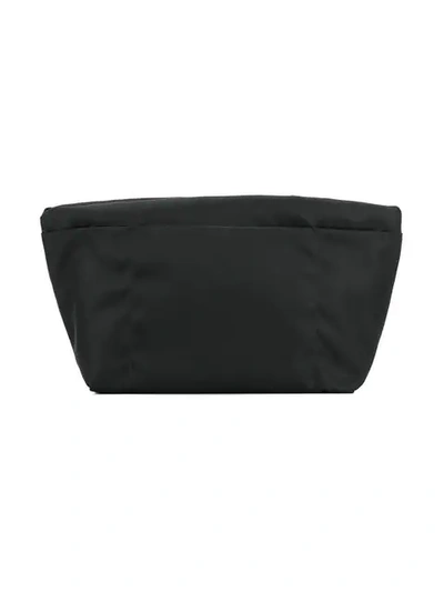 Shop Prada Nylon Wash Bag In Black