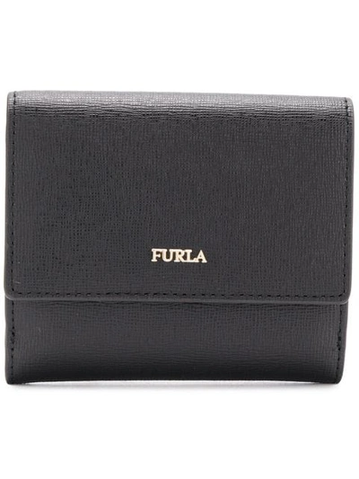 Shop Furla Small Babylon Wallet In Black