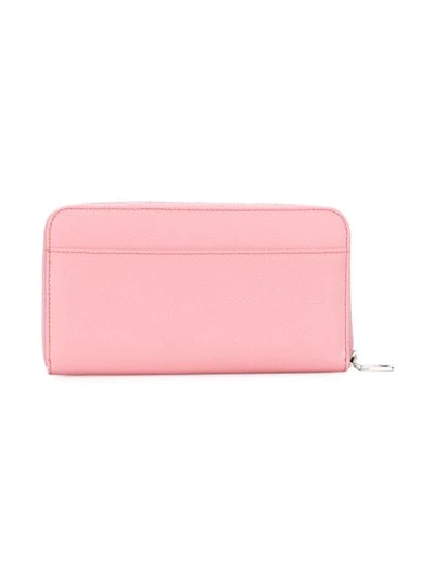 Shop Dolce & Gabbana Zip Around Wallet In Pink