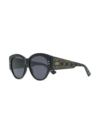 Shop Dior Lady Sunglasses In Black