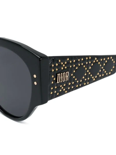 Shop Dior Lady Sunglasses In Black