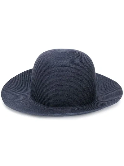 Shop Loro Piana Woven Hat In Blue