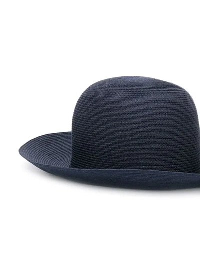 Shop Loro Piana Woven Hat In Blue