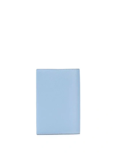 Shop Mulberry Small Passport Cover In Blue