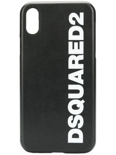 Shop Dsquared2 Logo-print Iphone X Case In Black