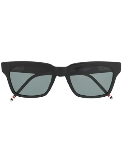 Shop Thom Browne Eyewear Tb 418 Sunglasses - Black