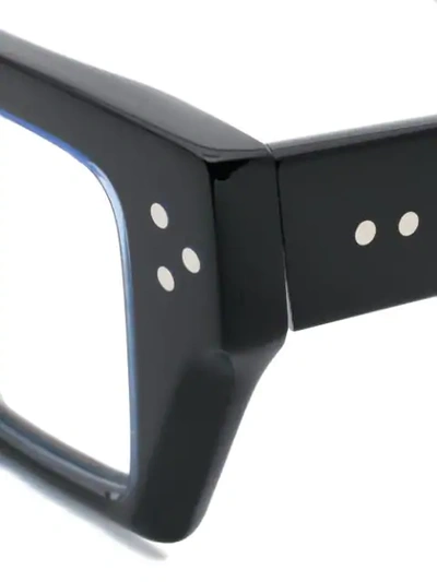 Shop Cutler And Gross Rectangular Optical Frame In Black