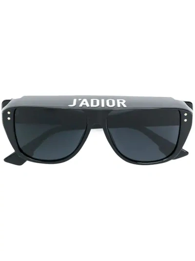 Shop Dior Club 2 Square-frame Sunglasses In Black