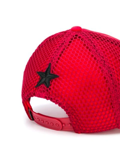 Shop Diesel Neoprene Baseball Cap In Red