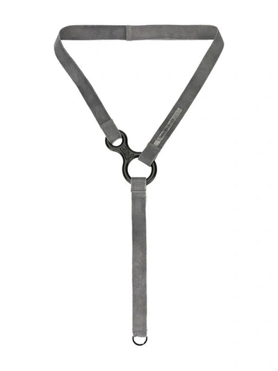 Shop Tobias Birk Nielsen Neck Keyholder In Grey