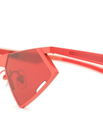 Shop Gentle Monster Scon R1 Sunglasses In Red