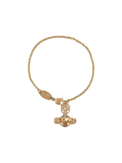 Shop Vivienne Westwood Paisley Orb Bracelet - Gold