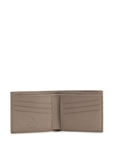 Shop Vivienne Westwood Orb Billfold Wallet In Grey