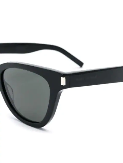 Shop Saint Laurent 'classic 51' Sonnenbrille In Black