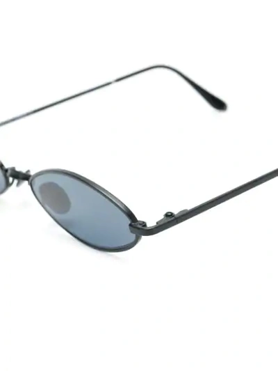 Shop Spektre Oval Sunglasses In Black