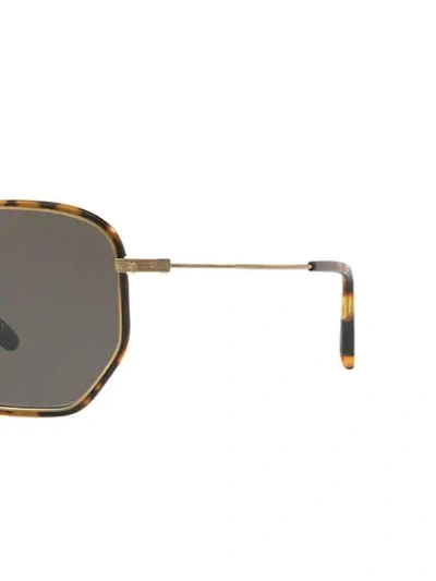 Shop Oliver Peoples Alland Sunglasses In Brown