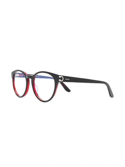 Shop Cartier C Décor Glasses - Red