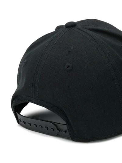 Shop Mcq By Alexander Mcqueen Logo Embroidered Cap In Black