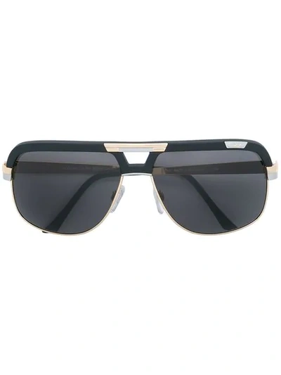 Shop Cazal 986 Sunglasses In Black