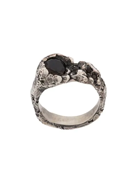 Tobias Wistisen Ring Mit Stein Silber In Silver Modesens