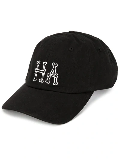 Shop Haculla Skullz Cap In Black