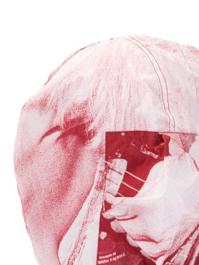 Takahiromiyashita The Soloist Photographic Print Hood In Red