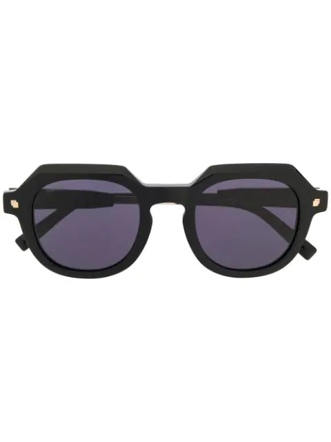 black round frame sunglasses