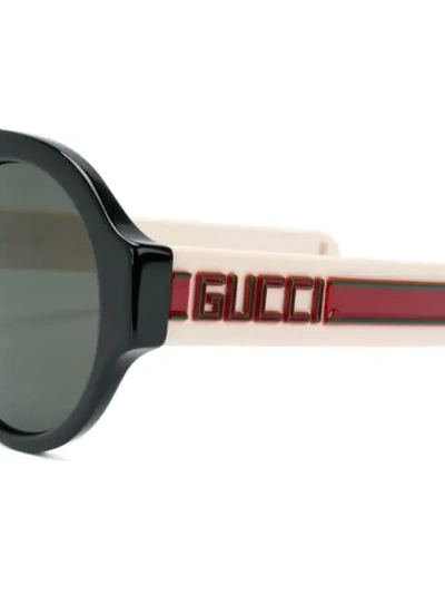 Shop Gucci Eyewear Aviator-style Sunglasses - Black