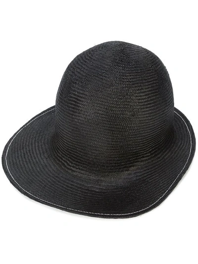 Shop Reinhard Plank Lonely Rounded Hat In Black