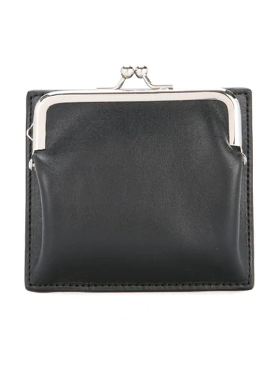 Shop Yohji Yamamoto Clasp Wallet - Black