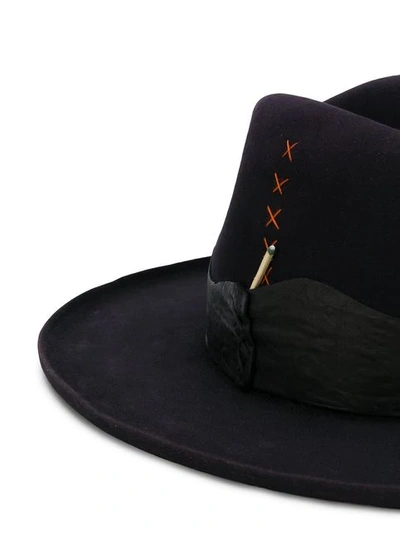 Shop Nick Fouquet Cactus Hat In Black