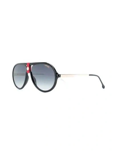 Shop Carrera Aviator Sunglasses In Black