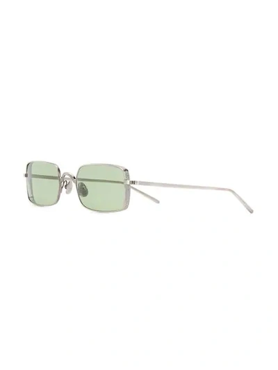 Shop Matsuda Rectangular Sunglasses In Metallic