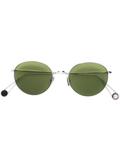 Shop Ahlem Round Frame Sunglasses In Silver