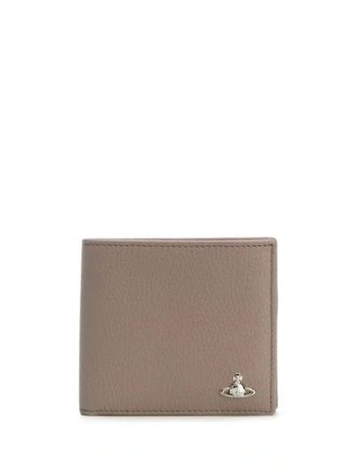 Shop Vivienne Westwood Orb Billfold Wallet In Brown