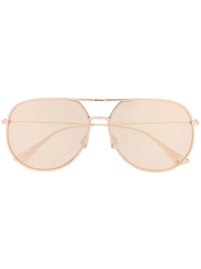 Shop Dior By  Sunglasses In Gold