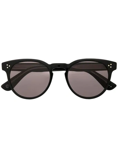 Shop Garrett Leight Boccaccio Sunglasses In Black